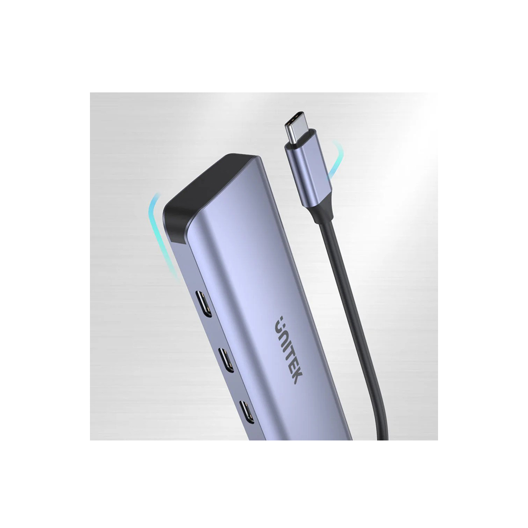 موزع Unitek H1107K uHUB Q4 Next بأربعة منافذ USB-C موزع Unitek H1107K uHUB Q4 Next بأربعة منافذ USB-C